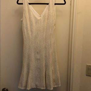 NEW white and gold shimmer dress